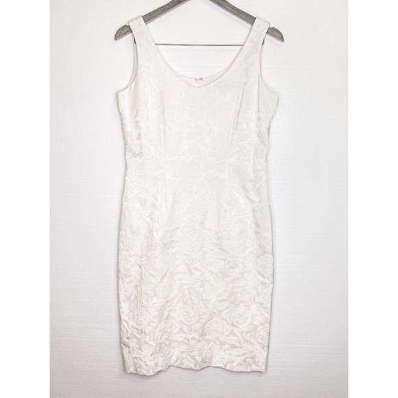 NWOT Albert Nipon Sleeveless Jacquard Dress - Picture 4 of 11